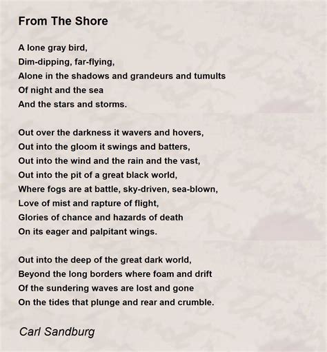 Carl Sandburg Poems .